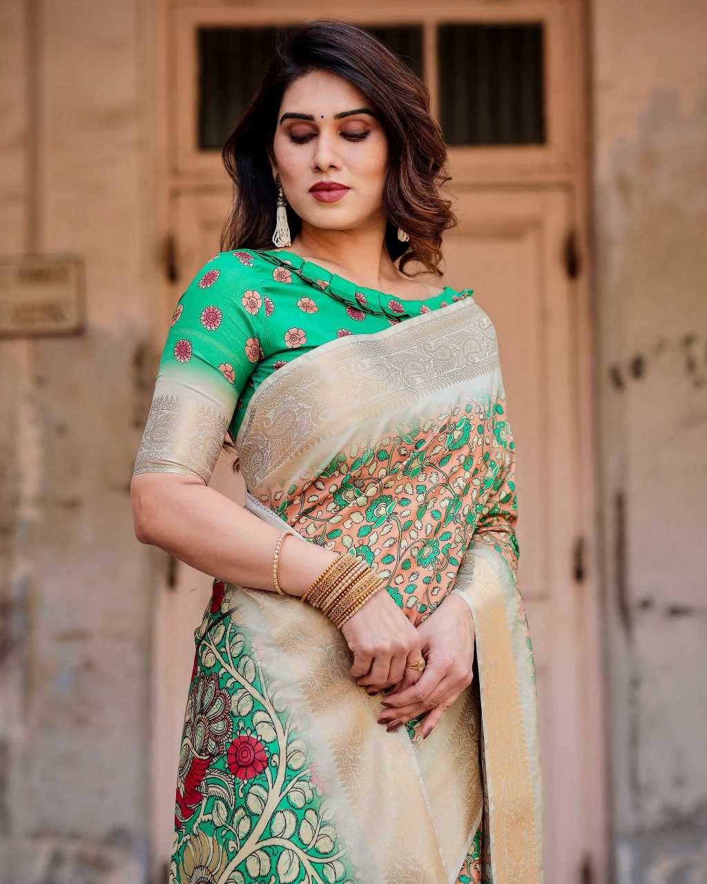 Pure Silk Ral 1098   Saree