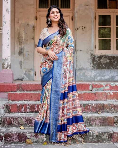 Pure Silk Ral 1122 Sarees  Printed Ladies Indian Sarees