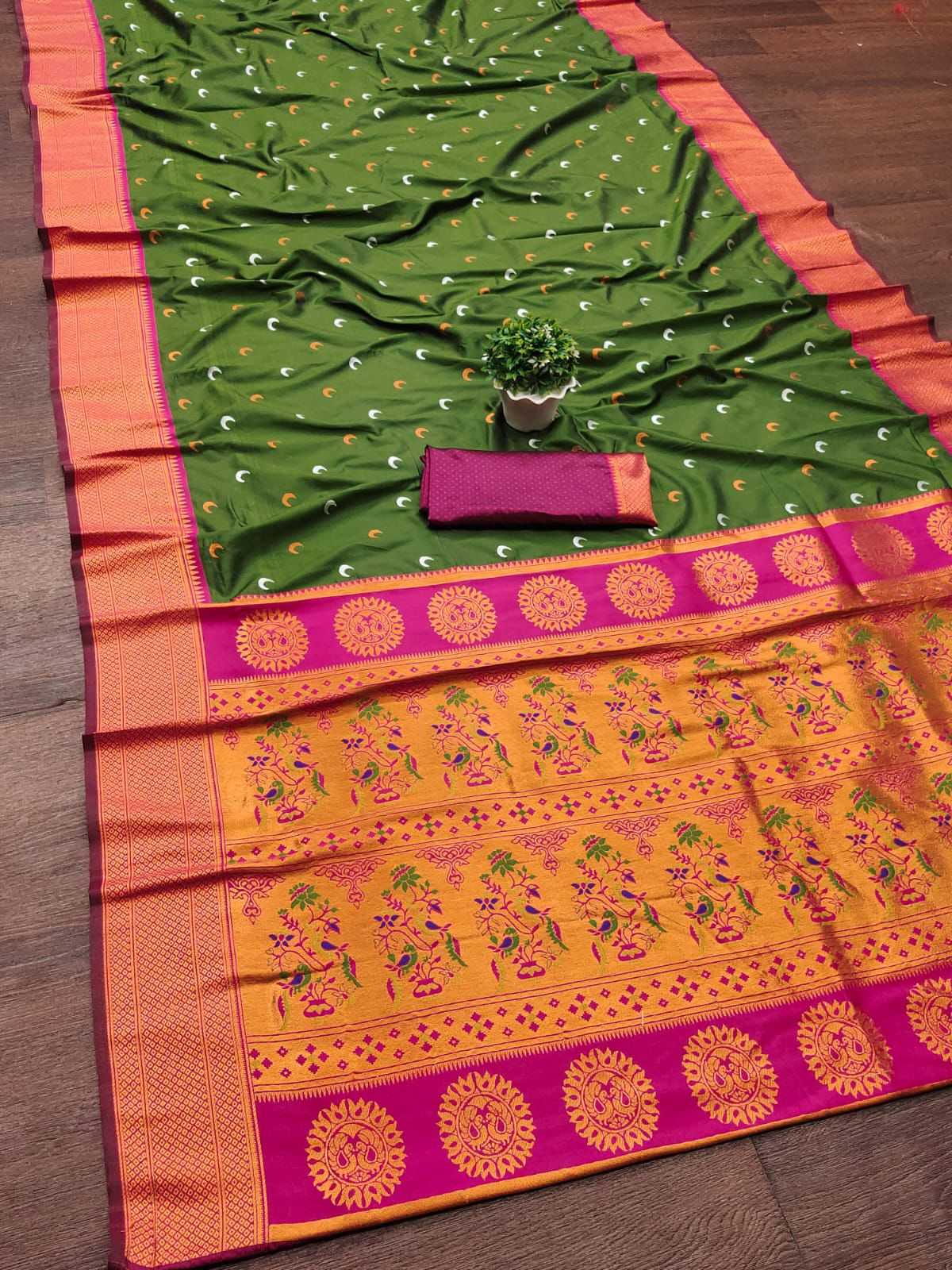 Pure Silk Rin109 Rbc42 Silk Sarees  Soft Silk Traditional Pure Silk Sarees