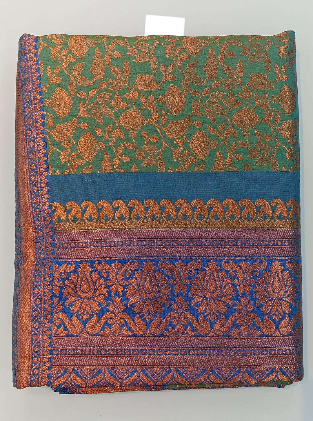 Pure Silk Rin159 Kairaaa Silk Sarees  Kanjeevaram Soft Silk Handloom Sarees