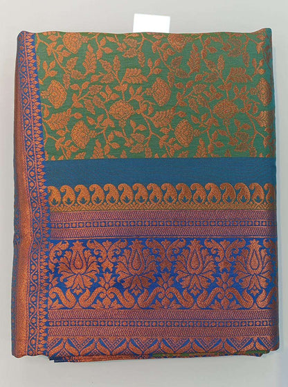 Pure Silk Rin159 Kairaaa Silk Sarees  Kanjeevaram Soft Silk Handloom Sarees