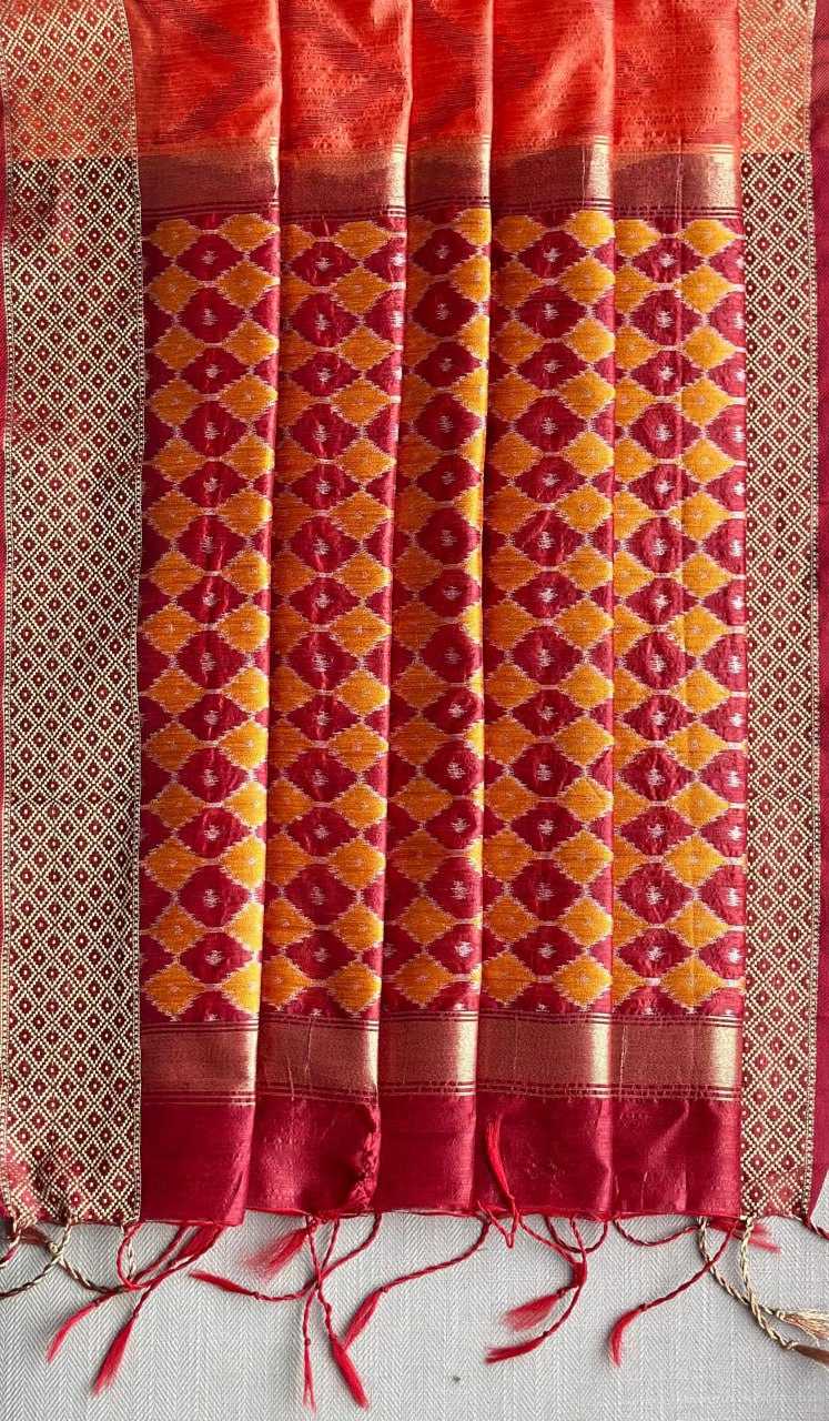 Pure Silk Rin163 Rae43 Silk Sarees  Pure Silk Ikkat Traditional Silk Printed Silk Sarees