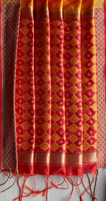 Pure Silk Rin163 Rae43 Silk Sarees  Pure Silk Ikkat Traditional Silk Printed Silk Sarees