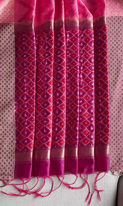 Pure Silk Rin163 Rae43 Silk Sarees  Pure Silk Ikkat Traditional Silk Printed Silk Sarees