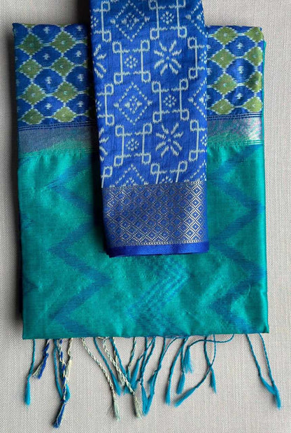 Pure Silk Rin163 Rae43 Silk Sarees  Pure Silk Ikkat Traditional Silk Printed Silk Sarees