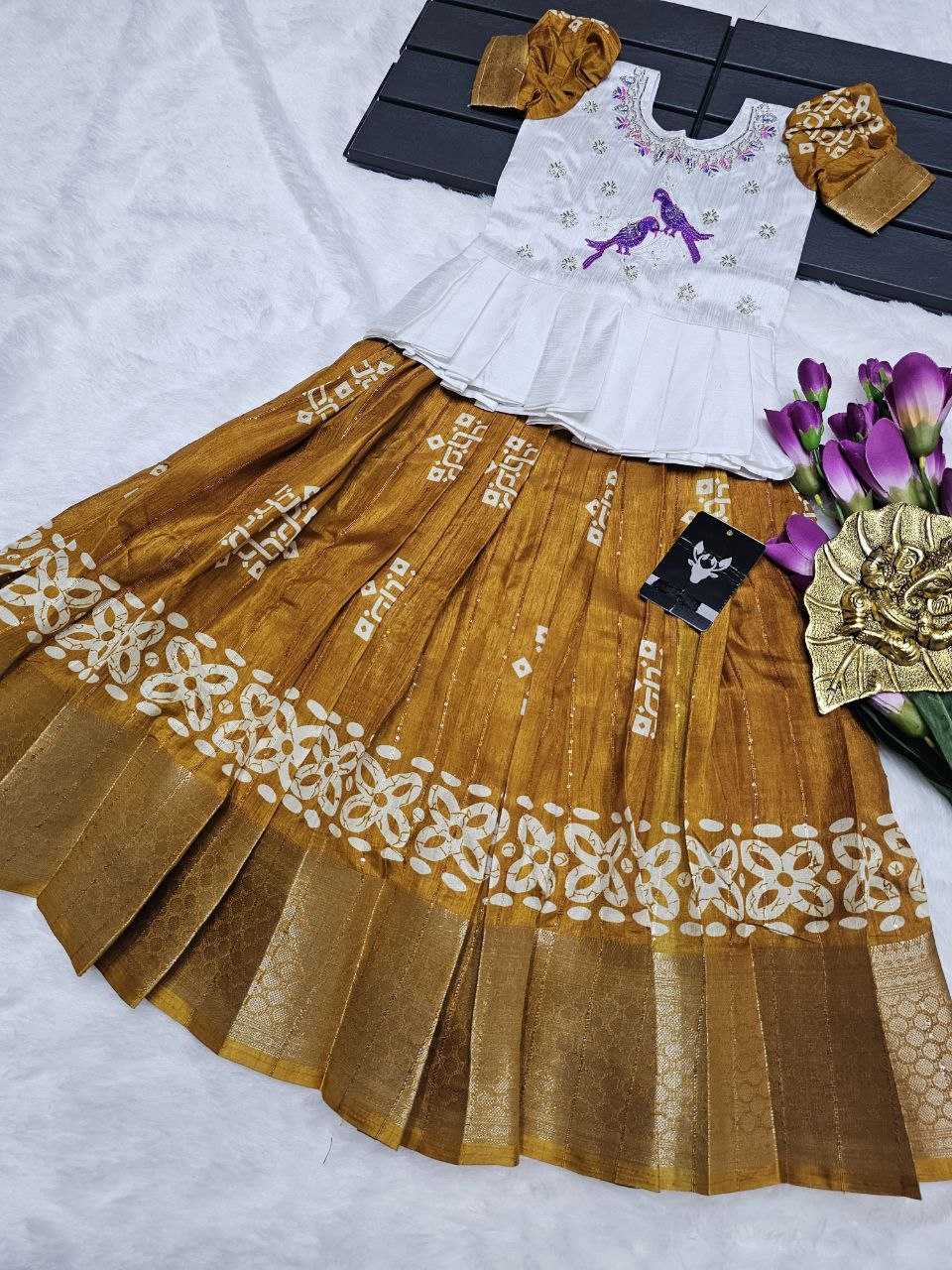 Pure Silk Rpvr 11 Kids Wear  Kids Lehengas