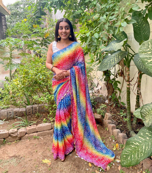 Pure Soft Shiffon  Sfh  157  Saree