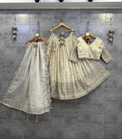 Pure Viscos Kesh179 Ahb51 Lehengas  Fancy Traditional Embroidered Lehengas