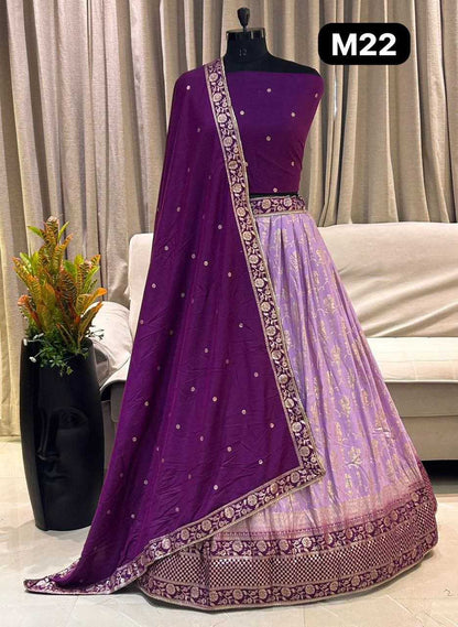 Pure Viscos Pvc Semi  Lehengas