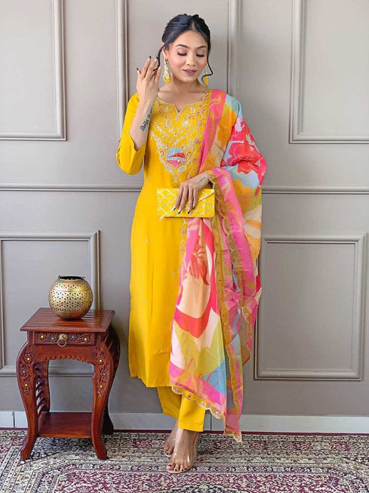 Pure Viscos Rin174 474 Suits & Dresses  Ladies Ladies Silk Party Wear Wedding Chanderi Suits