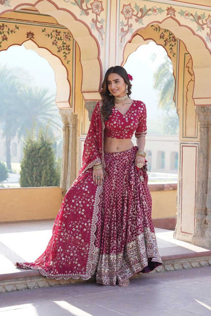 Pure Viscos Kesh132 7093 Lehengas  Traditional Embroidered Lehengas