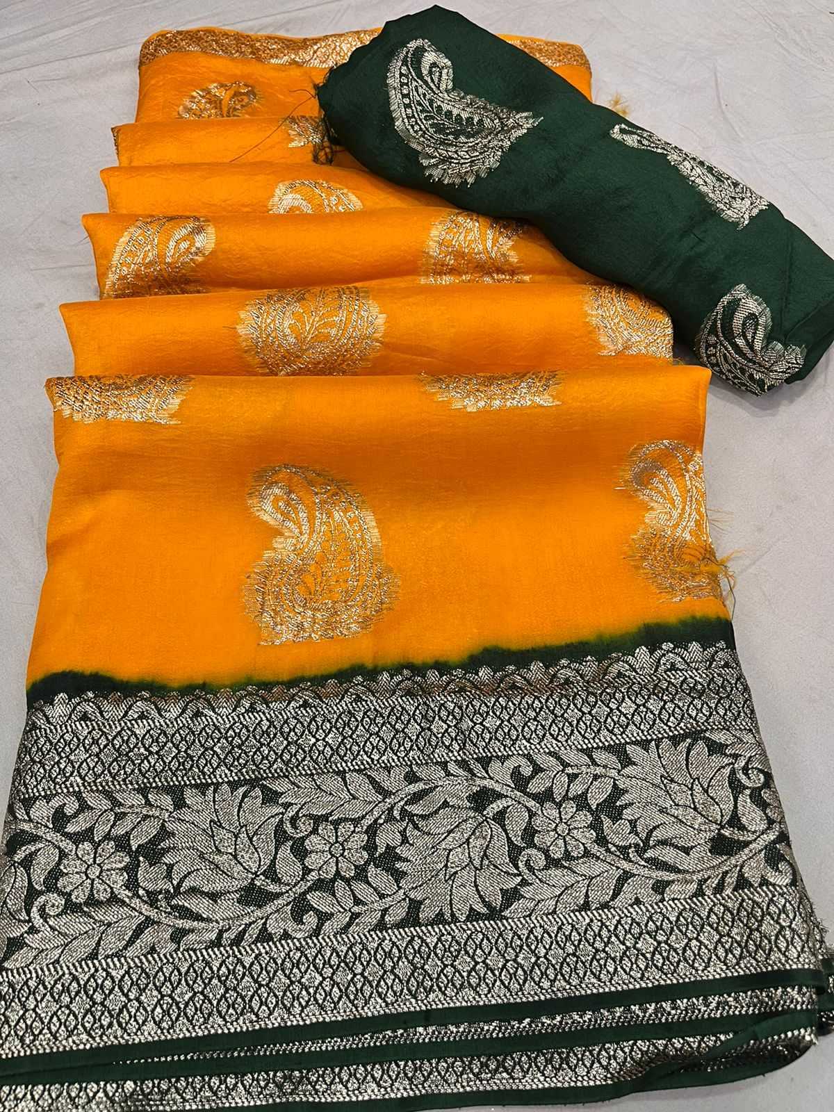 Pure Viscos Run Dola Silk Sarees  Dola Silk Soft Silk Traditional Sarees