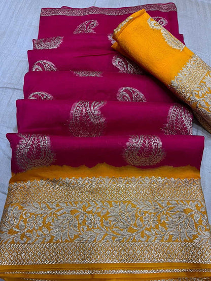 Pure Viscos Run Dola Silk Sarees  Dola Silk Soft Silk Traditional Sarees