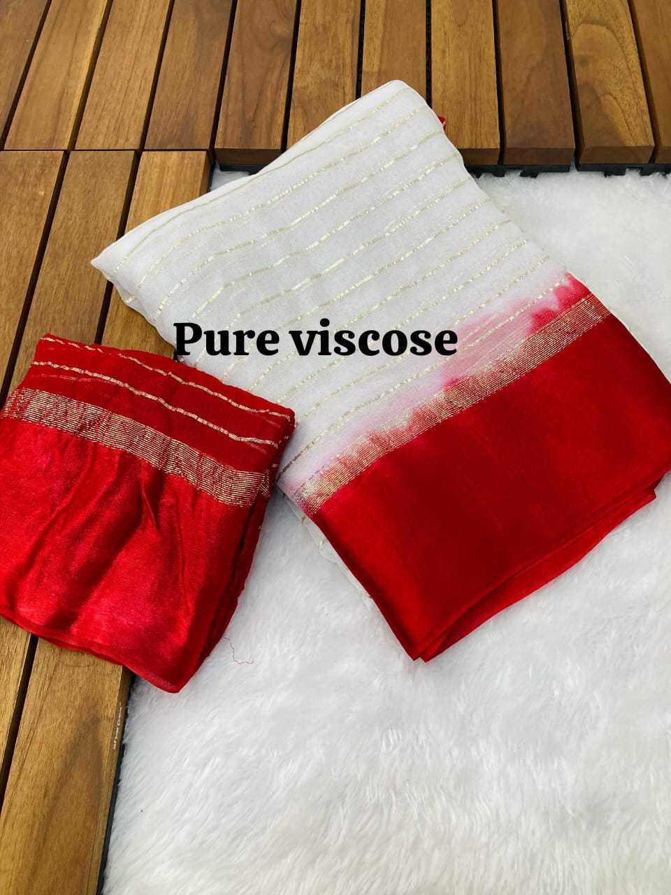 Pure Viscos Run Sari Sarees  Fancy Plain Crape Satin Sarees