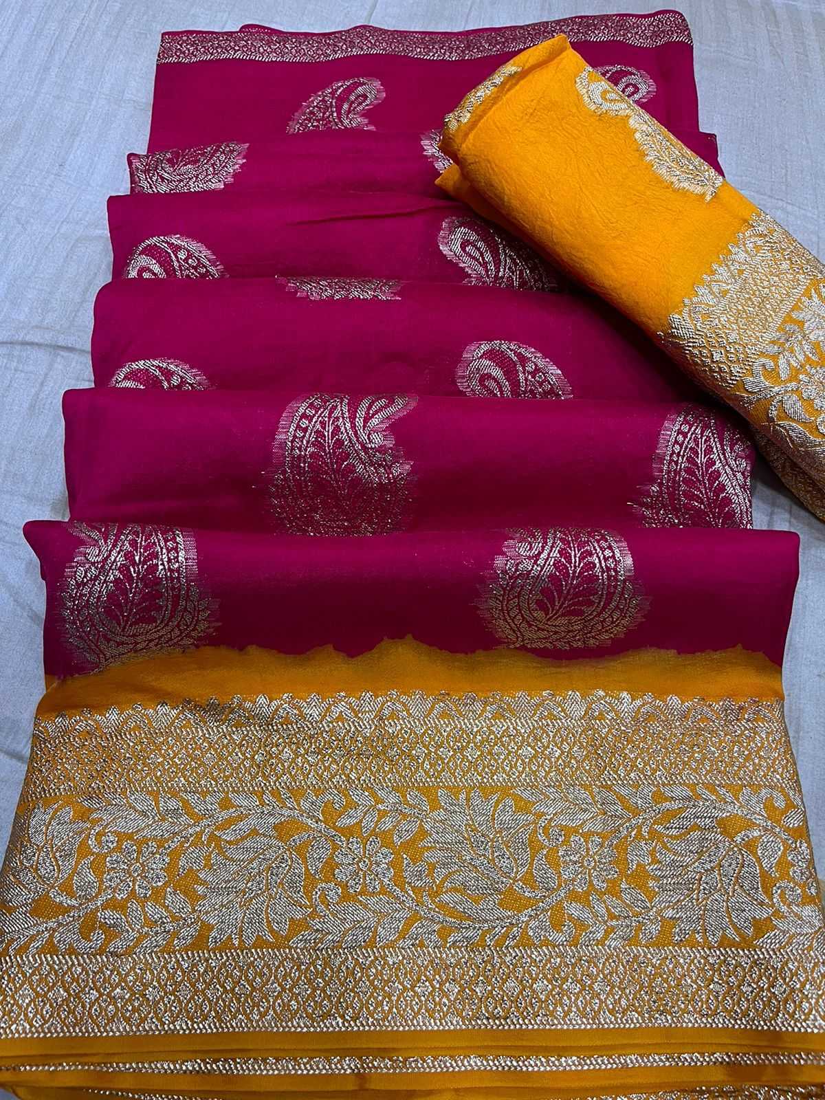 Pure Viscos Run With  Silk Sarees  Dola Silk Soft Silk Traditional Sarees