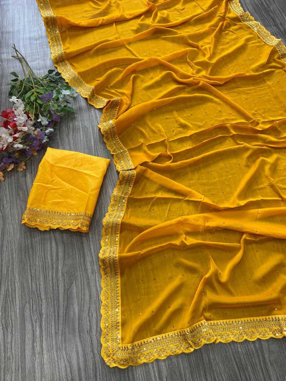 Rangoli Silk Acs 57 Sarees  Fancy Sequin Hand Work Sarees E