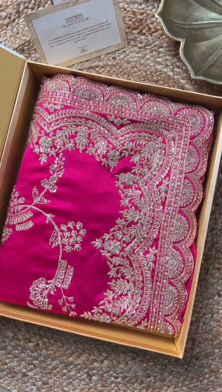 Rangoli Silk Rin136 Ruhi Sarees  Sequence Embroidered Cutwork Diwali Collection Wedding Sarees