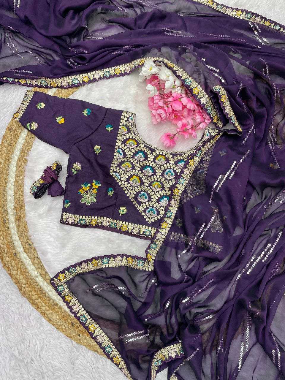 Rangoli Silk Rin143 440 Sarees   Designer Fancy Sequence Embroidered Sarees