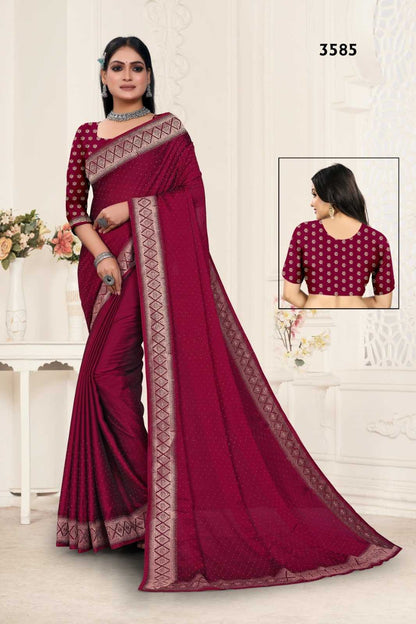 Rangoli Silk Rsrm 3585 Sarees  Embroiderey Swarovski Sarees