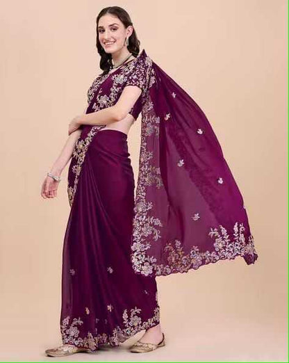 Rangoli Silk Rvt 607 Sarees  Fancy Lace Border Saree