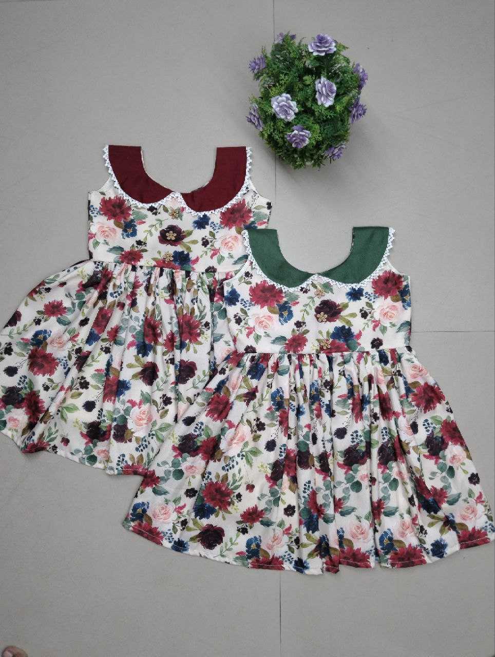 Rayon Bab 10 Kids Wear  Kids Frocks E