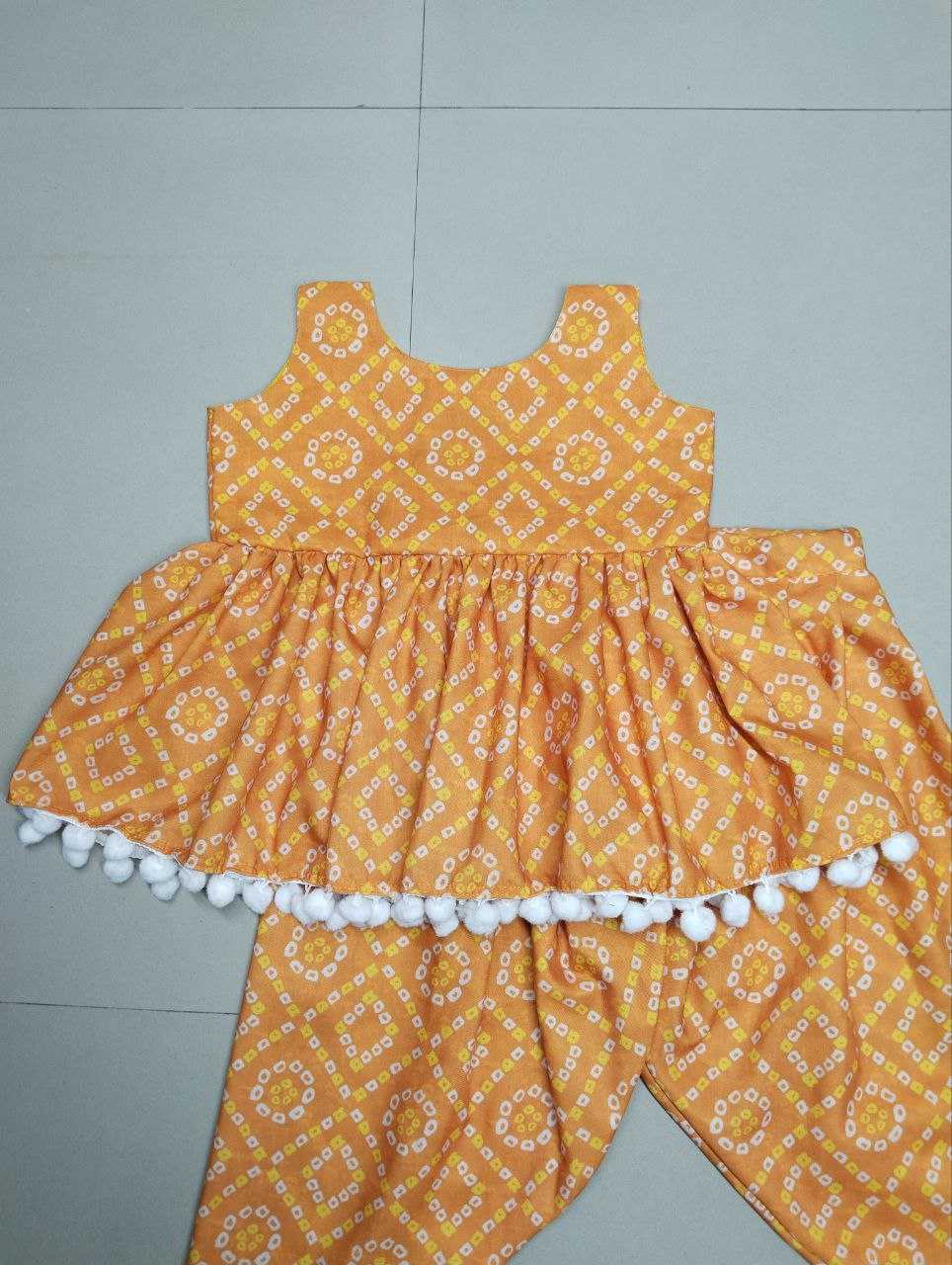 Rayon Bandhani Bab 08 Kids Wear  Kids Suits