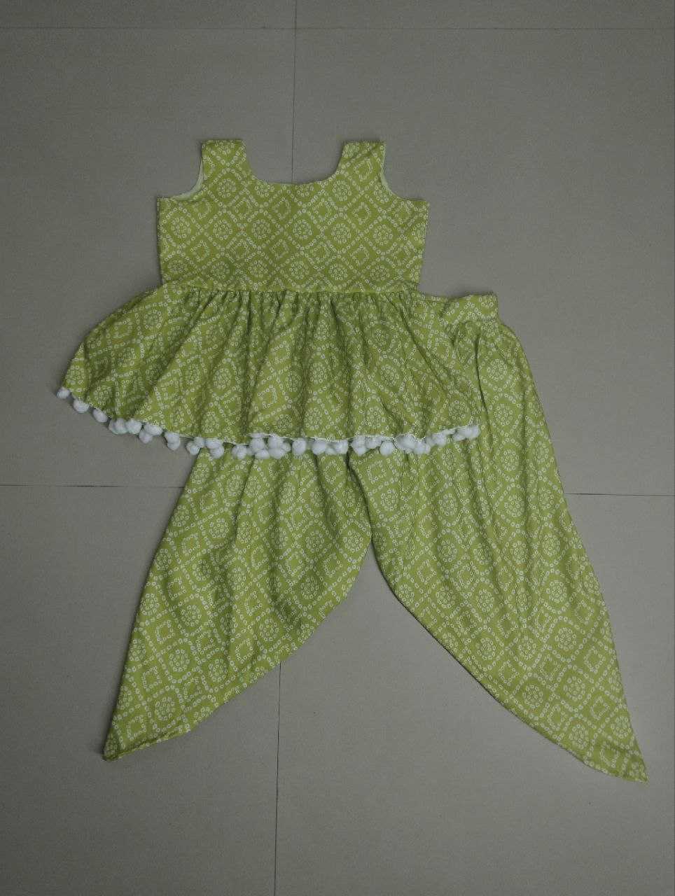 Rayon Bandhani Bab 08 Kids Wear  Kids Suits