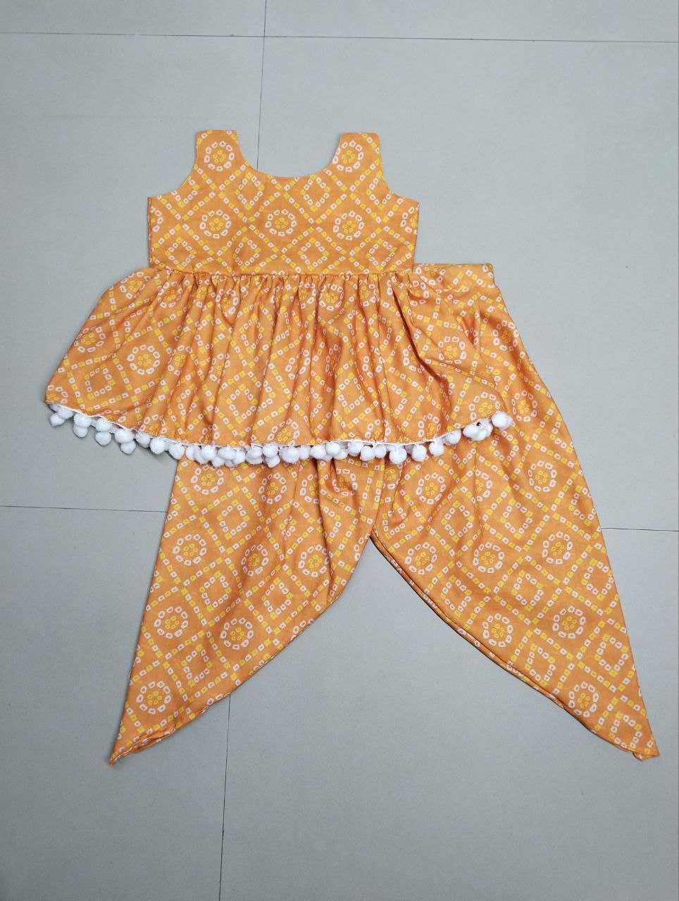 Rayon Bandhani Bab 08 Kids Wear  Kids Suits