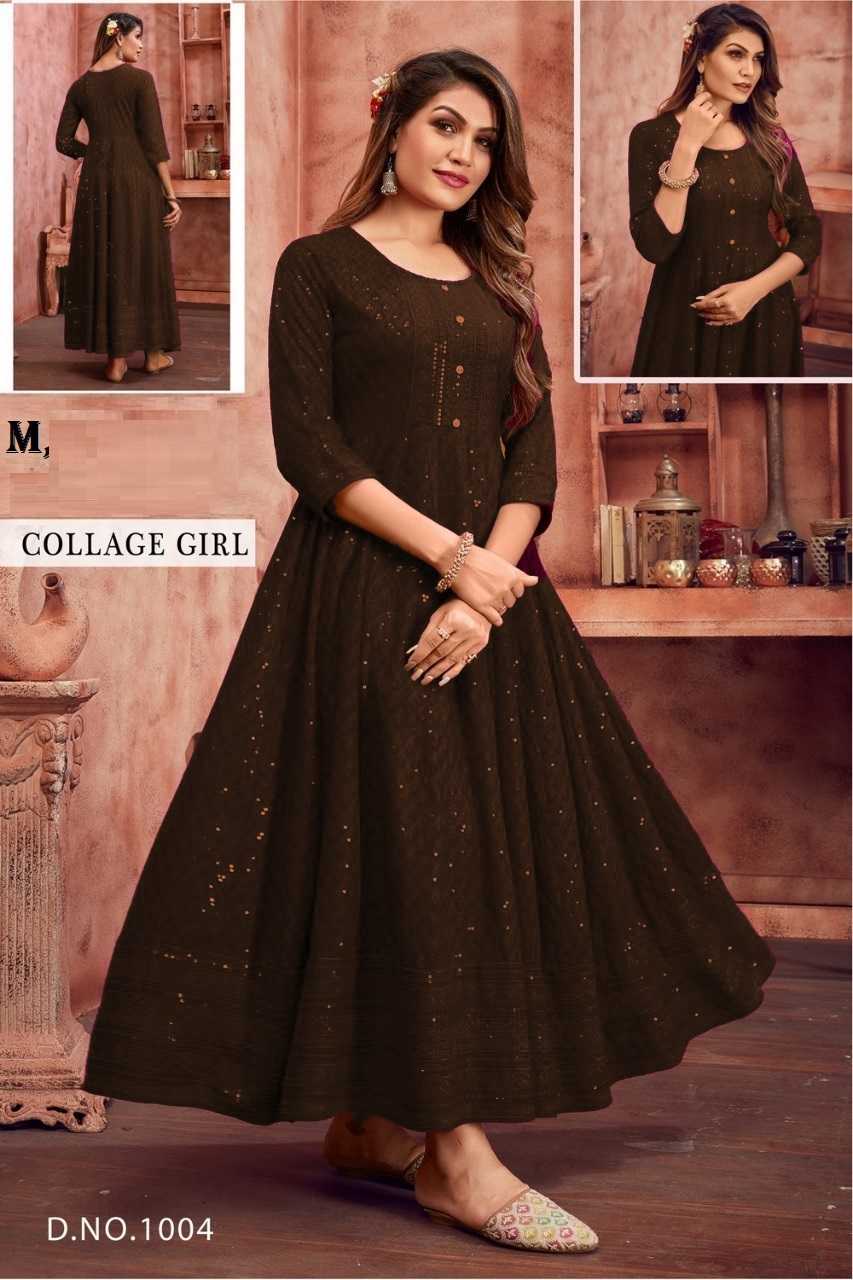 Rayon Dcr 03 Gowns  Fancy Anarkali Gowns E