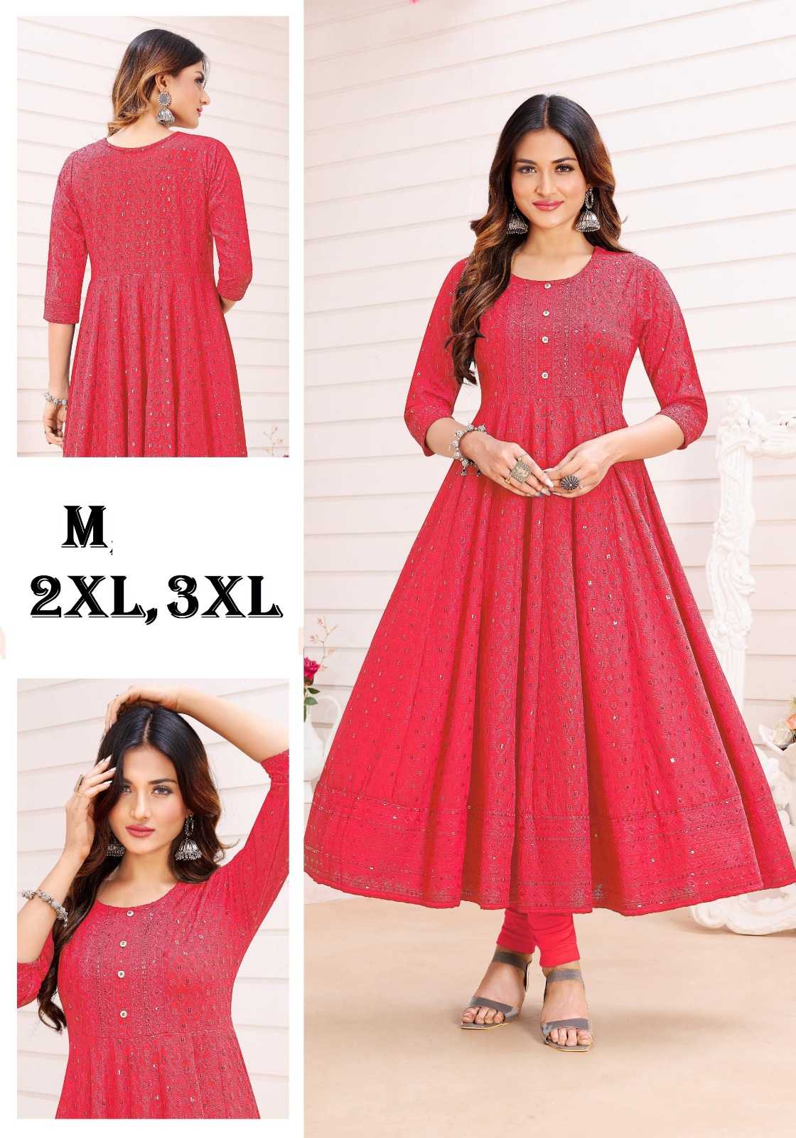 Rayon Dcr 03 Gowns  Fancy Anarkali Gowns E