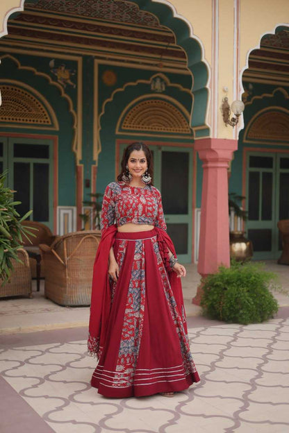 Rayon Kesh132 7123 Lehengas  Traditional Printed Navratri Chaniya Choli