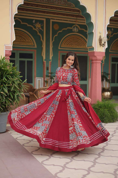 Rayon Kesh132 7123 Lehengas  Traditional Printed Navratri Chaniya Choli