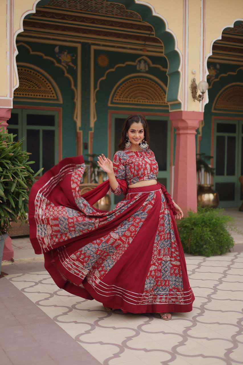 Rayon Kesh132 7123 Lehengas  Traditional Printed Navratri Chaniya Choli