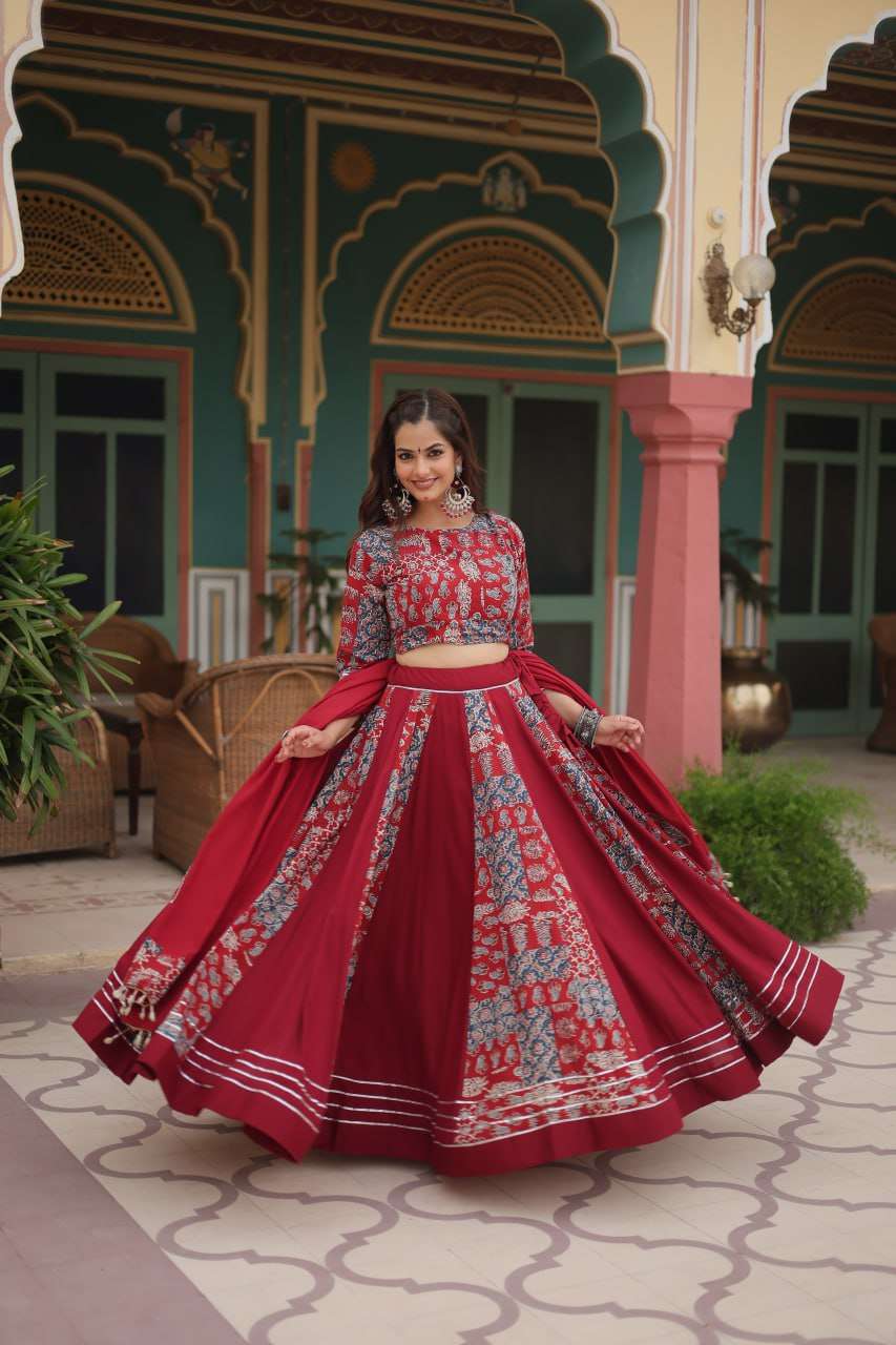 Rayon Kesh132 7123 Lehengas  Traditional Printed Navratri Chaniya Choli