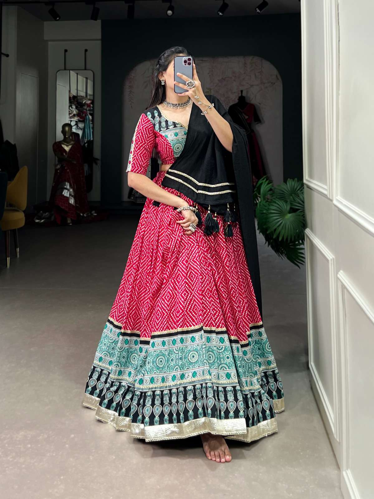 Rayon Kesh134 1712 Lehengas  Traditional Printed Navratri Chaniya Choli Lehengas