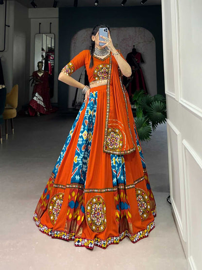 Rayon Kesh134 1745 Lehengas  Traditional Printed Navratri Chaniya Choli Lehengas