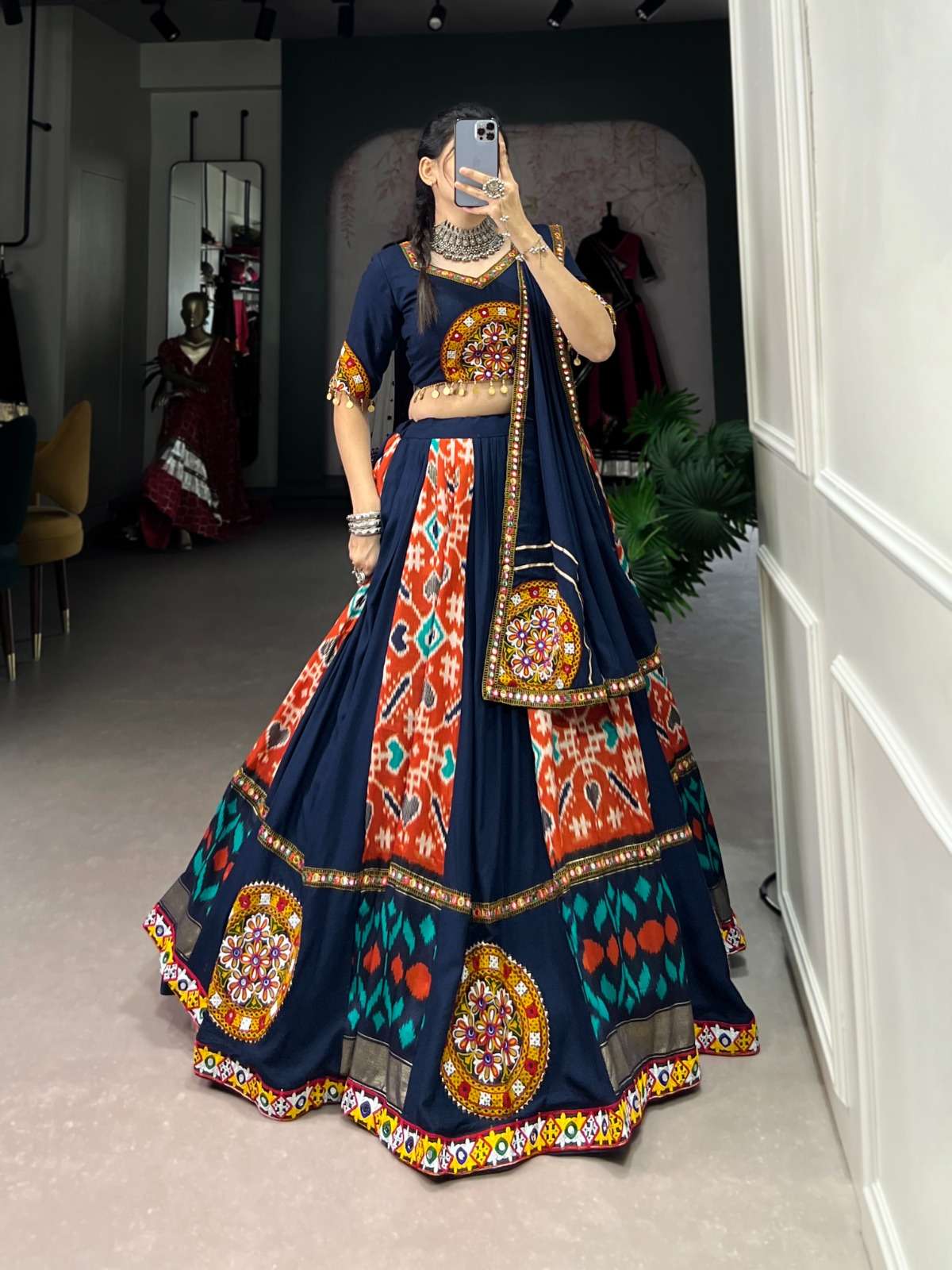 Rayon Kesh134 1745 Lehengas  Traditional Printed Navratri Chaniya Choli Lehengas