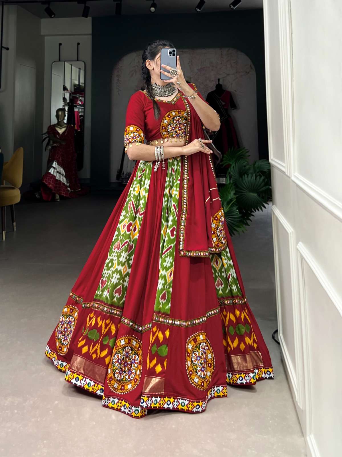 Rayon Kesh134 1745 Lehengas  Traditional Printed Navratri Chaniya Choli Lehengas