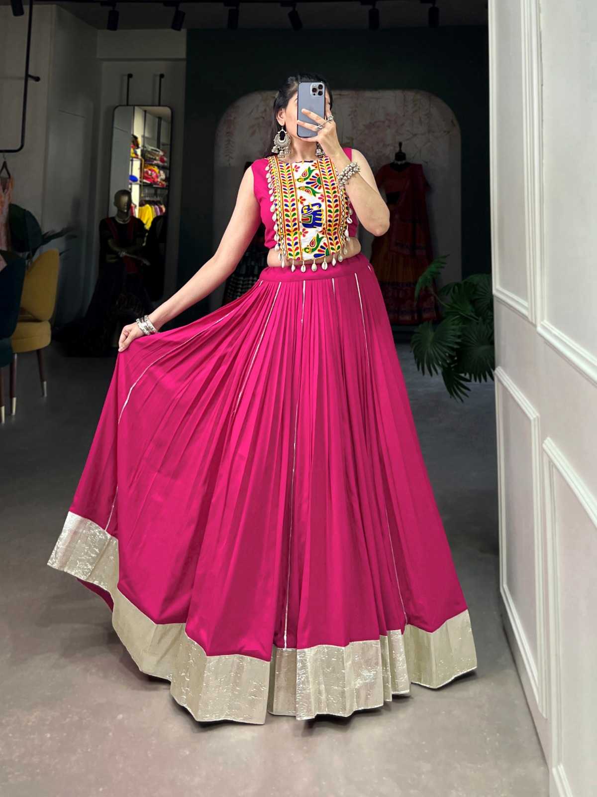 Rayon Kesh136 1616 Lehengas  Traditional Navratri Chaniya Choli Lehengas