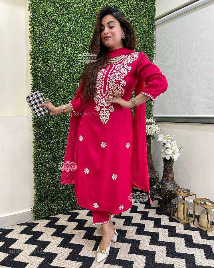 Rayon Kesh211 Ldy16 Suits & Dresses  Ladies Embroidery Party Wear Long Kurtis Suits