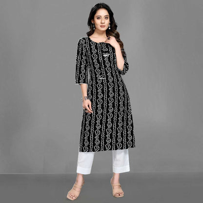 Rayon Pri 1017 Kurtis  Printed Rayon Ladies Kurtis