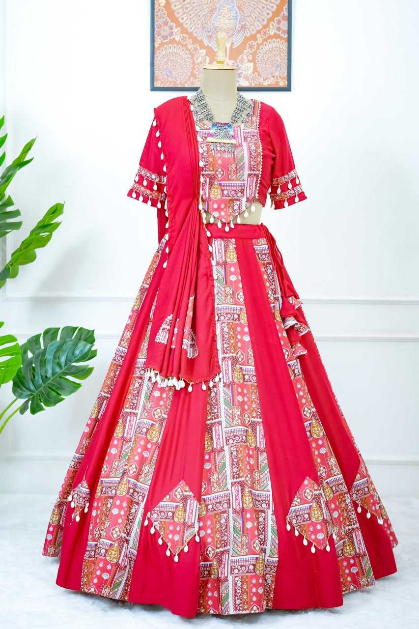 Rayon Rin162 8086 Lehengas  Traditional Printed Navratri Chaniya Choli