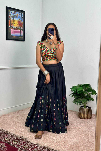 Rayon Rin181 1062 Lehengas  Fancy Embroidered Navratri Chaniya Choli Lehengas