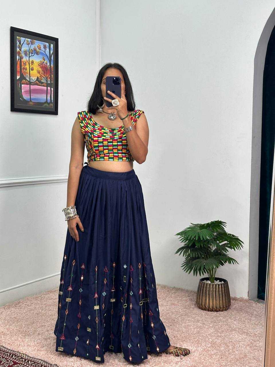 Rayon Rin181 1062 Lehengas  Fancy Embroidered Navratri Chaniya Choli Lehengas