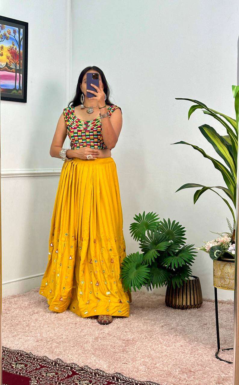 Rayon Rin181 1062 Lehengas  Fancy Embroidered Navratri Chaniya Choli Lehengas