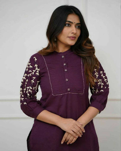 Rayon Rin201 Rrd25 Kurtis  Ethnic Chic Long Rayon Fancy Kurtis With Bottom