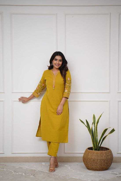 Rayon Rin201 Rrd26 Kurtis  Festive Rayon Kurtis With Bottom Fancy Embroidered V-Neck Kurtis