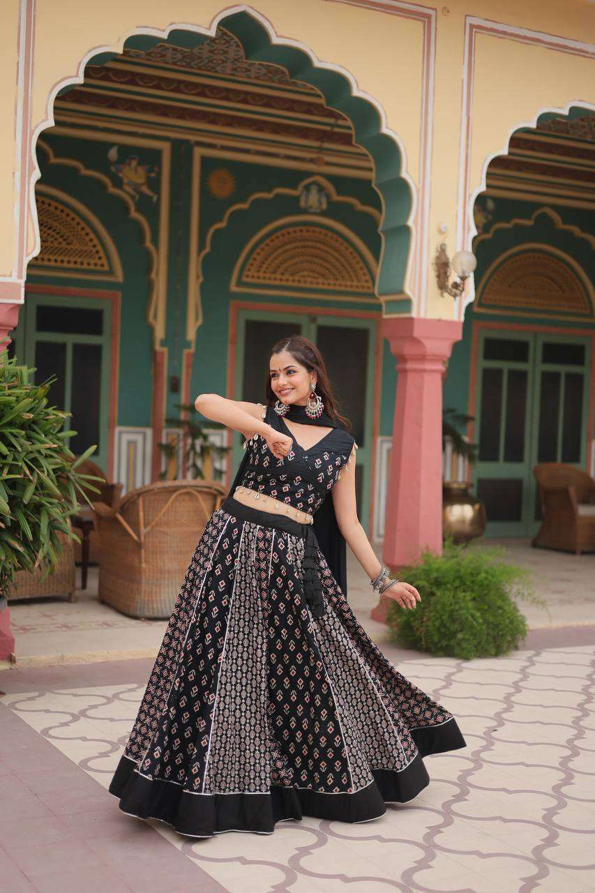 Rayon Kesh132 7120 Lehengas  Traditional Printed Lehengas