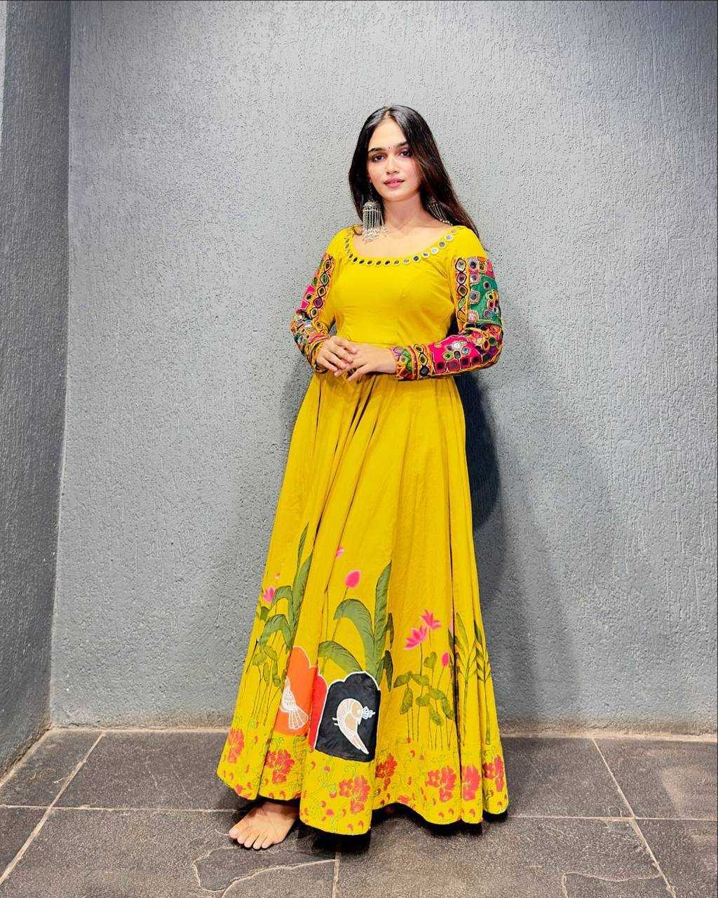 Rayon Rin169 5736 Gowns  Printed Fancy Anarkali Gowns