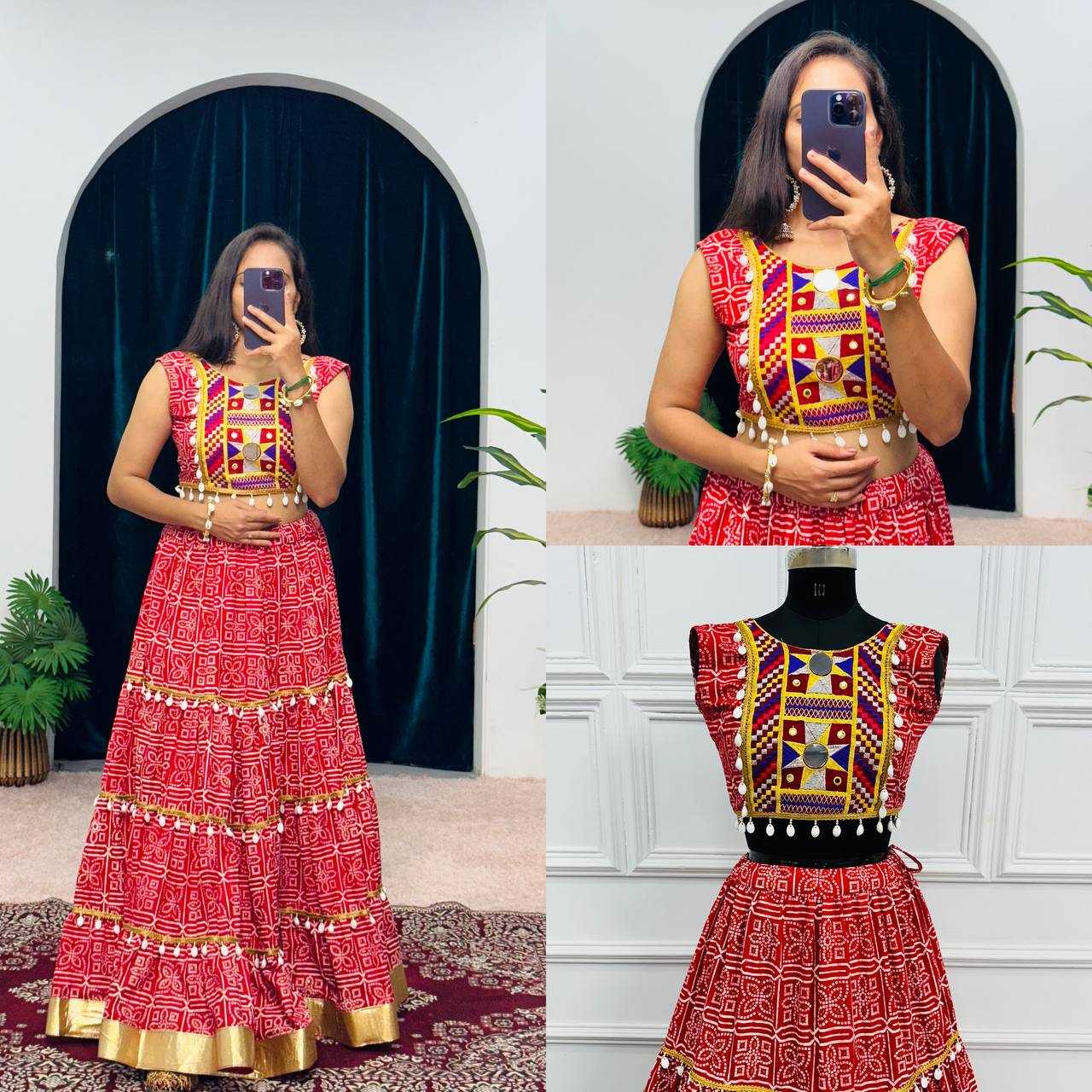 Rayon Rst 1056 Lehengas  Navratri Chaniya Choli Traditional Lehenga E